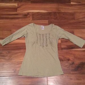 MODBE OLIVE GREEN SHIRT SZ S